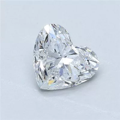 1.39ct D SI1 Rare Carat Ideal Cut Heart Diamond