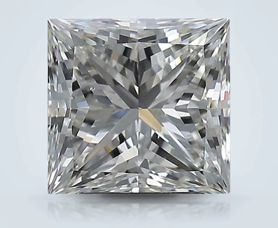 3.01ct I VS2 Rare Carat Ideal Cut Princess Diamond