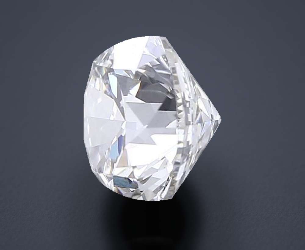 3.01ct H VS2 Excellent Cut Round Lab Grown Diamond