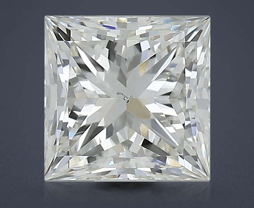 0.99ct J SI2 Rare Carat Ideal Cut Princess Diamond