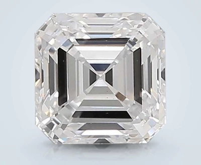 1.57ct D VS2 Rare Carat Ideal Cut Asscher Lab Grown Diamond