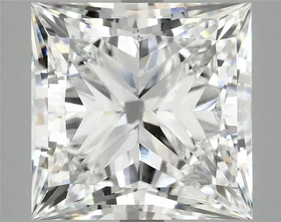 7.00ct E VVS2 Rare Carat Ideal Cut Princess Lab Grown Diamond