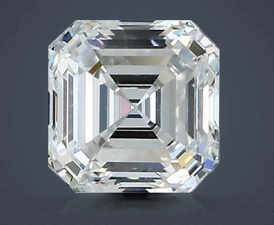 1.01ct H VVS1 Rare Carat Ideal Cut Asscher Diamond