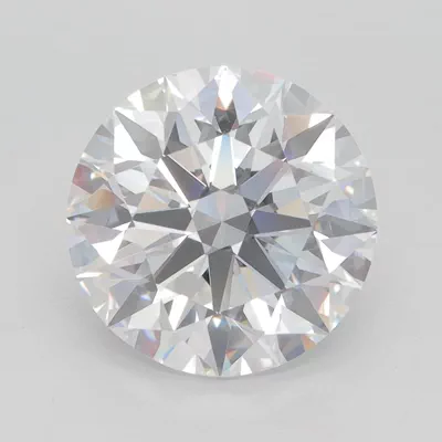 4.27ct D VVS2 Rare Carat Ideal Cut Round Lab Grown Diamond