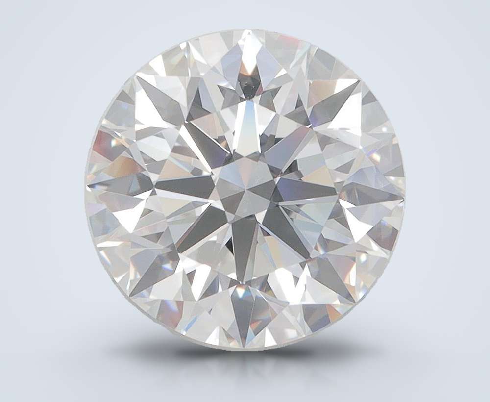 4.27ct D VVS2 Rare Carat Ideal Cut Round Lab Grown Diamond