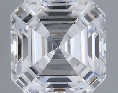 2.10ct D VVS1 Rare Carat Ideal Cut Asscher Lab Grown Diamond
