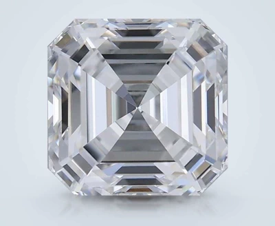 2.10ct D VVS1 Rare Carat Ideal Cut Asscher Lab Grown Diamond