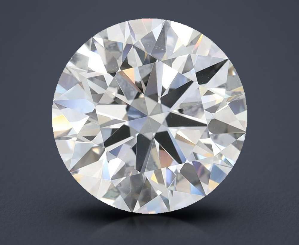 4.45ct D VVS1 Rare Carat Ideal Cut Round Lab Grown Diamond