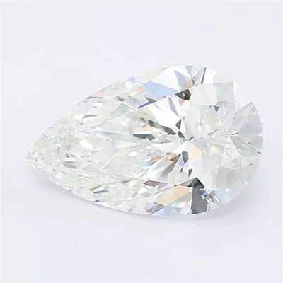 1.53ct F VS1 Rare Carat Ideal Cut Pear Lab Grown Diamond