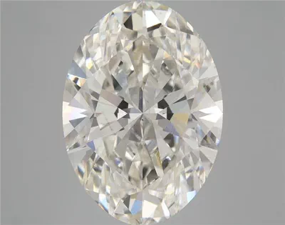 7.17ct H VS2 Rare Carat Ideal Cut Oval Lab Grown Diamond