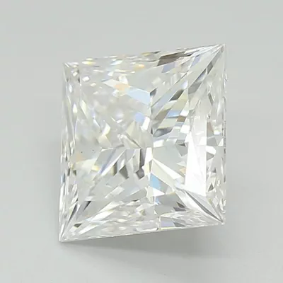 1.10ct D VS1 Rare Carat Ideal Cut Princess Lab Grown Diamond