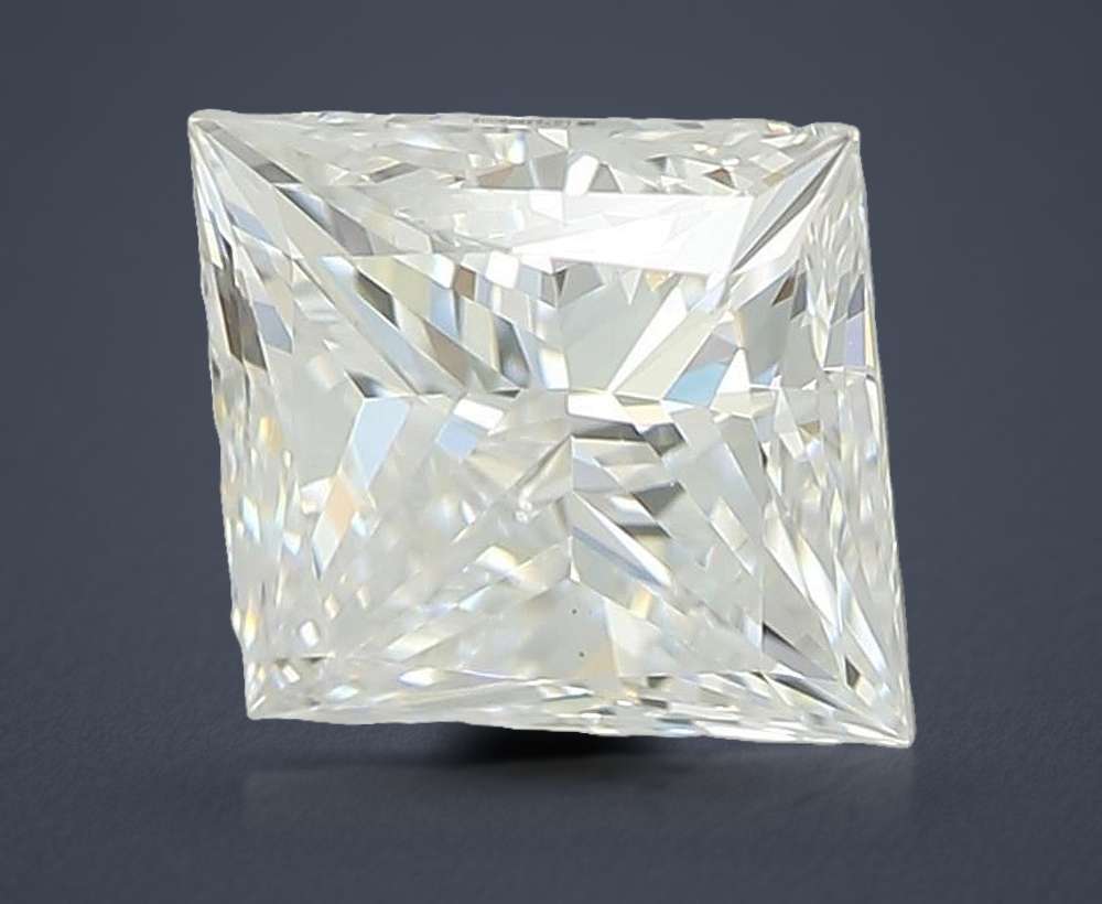 1.10ct D VS1 Rare Carat Ideal Cut Princess Lab Grown Diamond