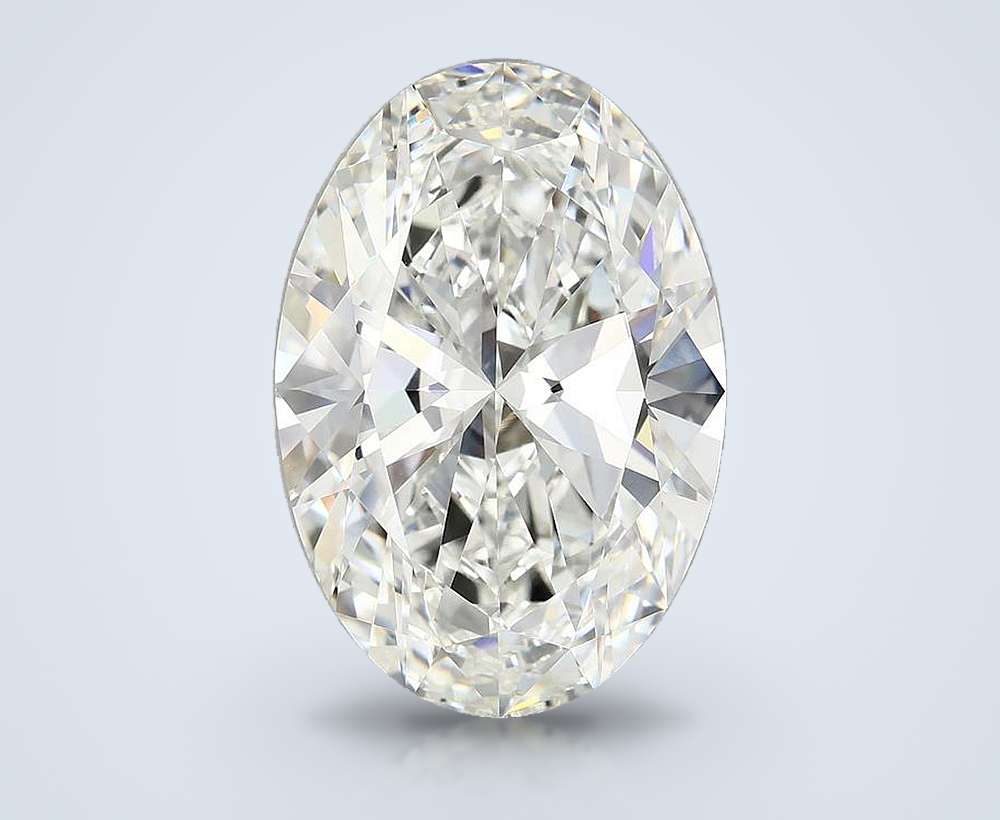 12.02ct F VVS2 Rare Carat Ideal Cut Oval Lab Grown Diamond