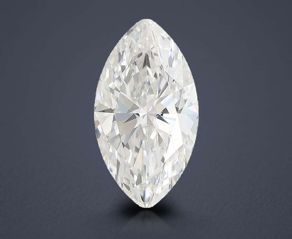 1.54ct F VVS2 Rare Carat Ideal Cut Marquise Lab Grown Diamond
