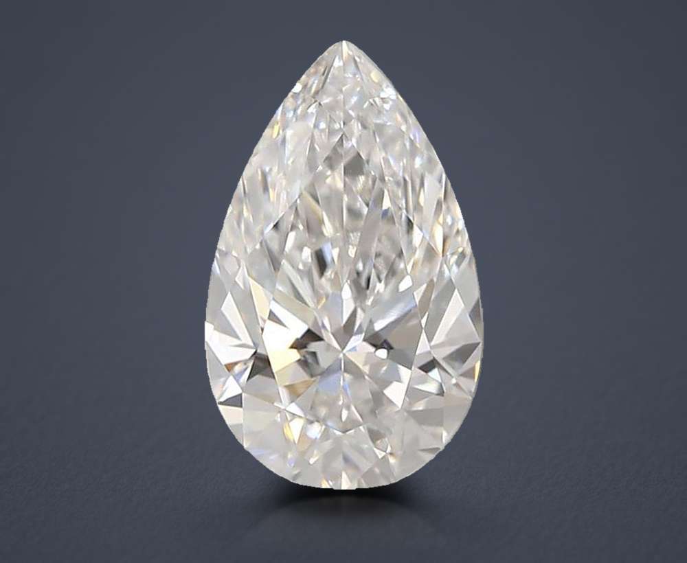 2.16ct E VVS1 Rare Carat Ideal Cut Pear Lab Grown Diamond