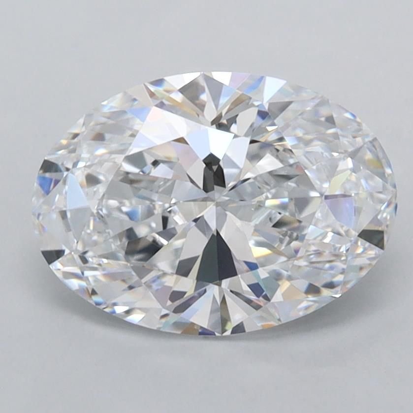 2.00ct D VVS2 Rare Carat Ideal Cut Oval Lab Grown Diamond