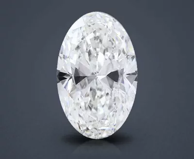 15.07ct F VS1 Rare Carat Ideal Cut Oval Lab Grown Diamond