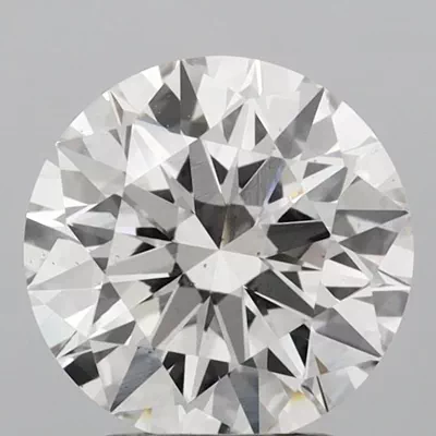2.63ct G SI1 Rare Carat Ideal Cut Round Lab Grown Diamond