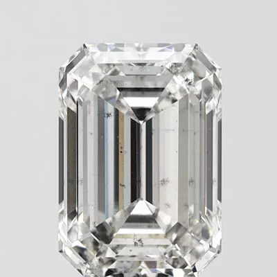 2.00ct G SI1 Rare Carat Ideal Cut Emerald Lab Grown Diamond