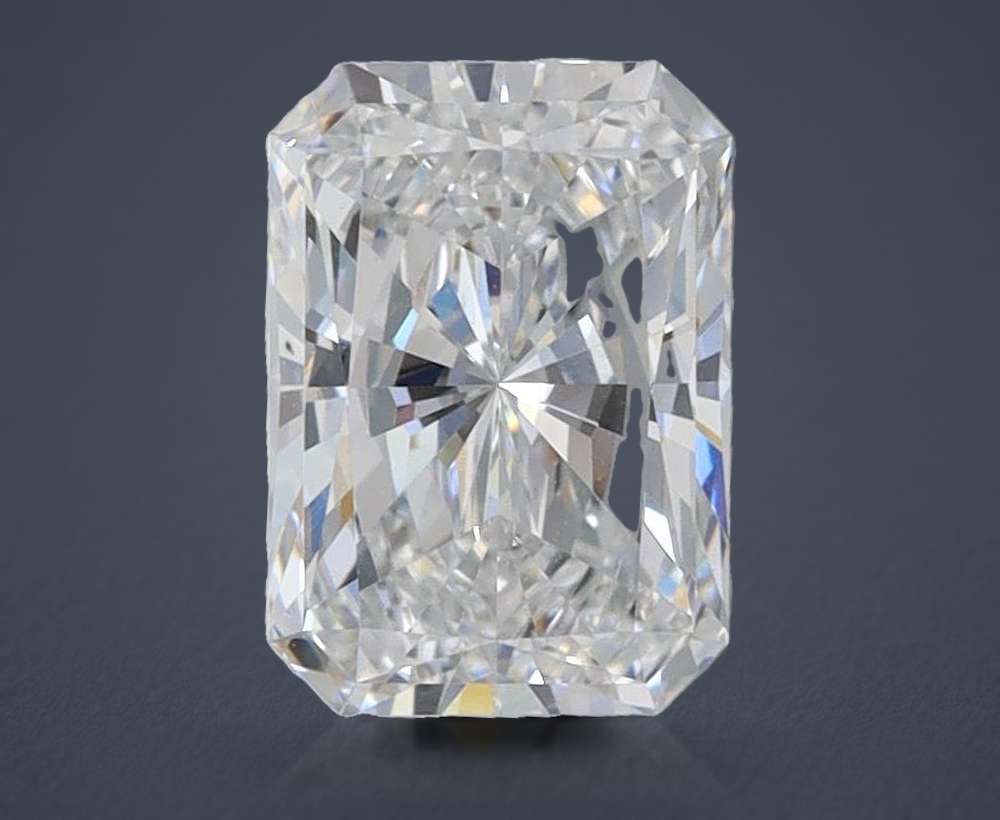 1.32ct D VVS2 Rare Carat Ideal Cut Radiant Lab Grown Diamond
