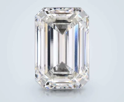 13.56ct G VVS2 Rare Carat Ideal Cut Emerald Lab Grown Diamond