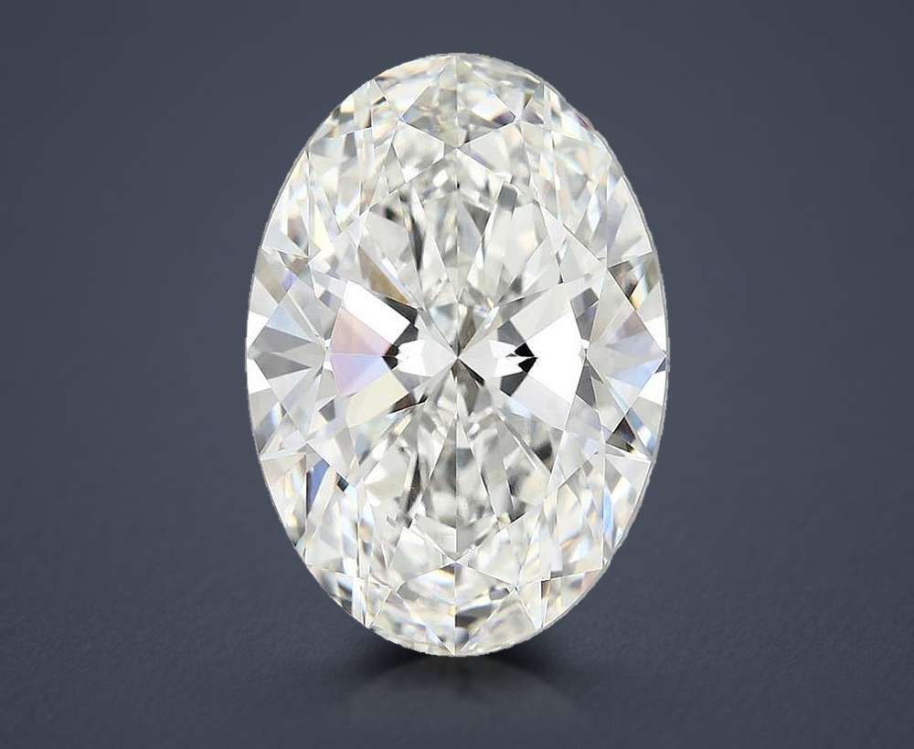 10.04ct F VVS2 Rare Carat Ideal Cut Oval Lab Grown Diamond