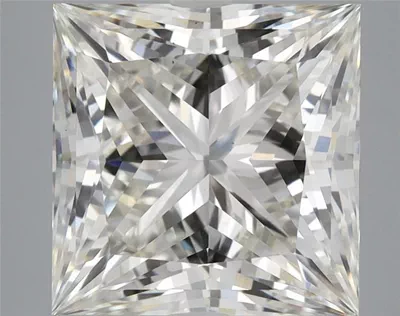 6.29ct H VS1 Rare Carat Ideal Cut Princess Lab Grown Diamond