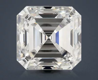 1.55ct F VVS2 Rare Carat Ideal Cut Asscher Lab Grown Diamond