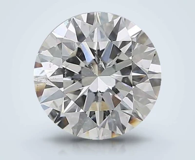 3.51ct H SI2 Rare Carat Ideal Cut Round Diamond