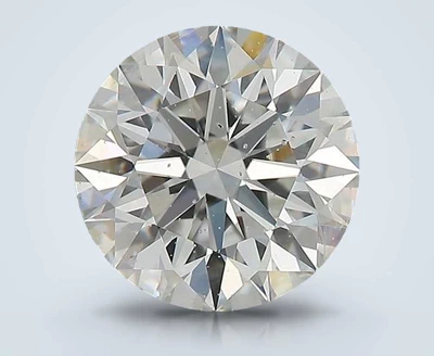 2.16ct E SI2 Rare Carat Ideal Cut Round Diamond