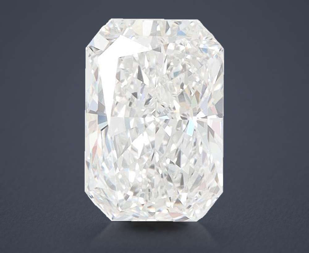 1.41ct E VVS1 Rare Carat Ideal Cut Radiant Lab Grown Diamond
