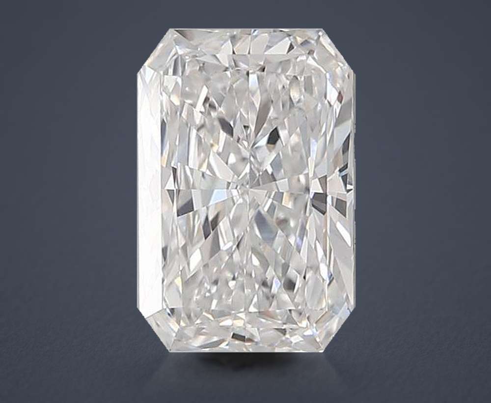 3.08ct D VS1 Rare Carat Ideal Cut Radiant Lab Grown Diamond