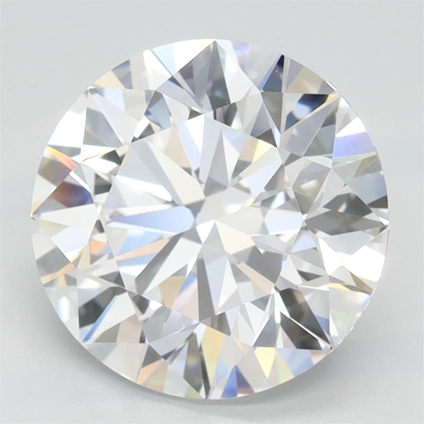 2.78ct D VVS1 Rare Carat Ideal Cut Round Lab Grown Diamond