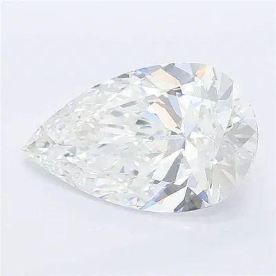 1.59ct E VVS2 Rare Carat Ideal Cut Pear Lab Grown Diamond