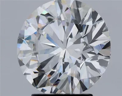 3.26ct D VVS2 Rare Carat Ideal Cut Round Diamond