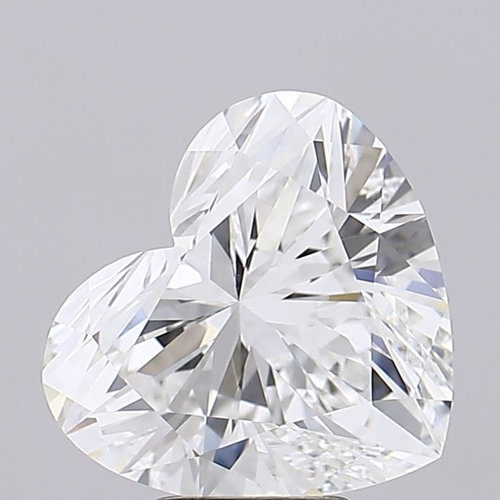 6.01ct E VVS2 Rare Carat Ideal Cut Heart Lab Grown Diamond