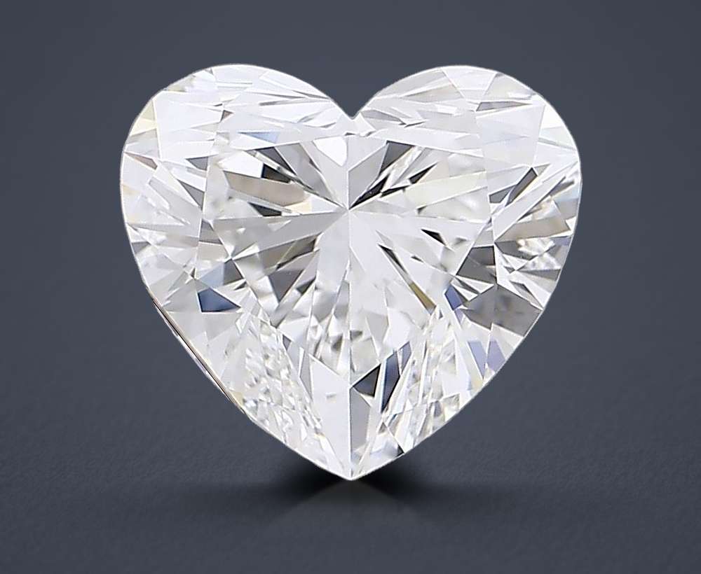 6.01ct E VVS2 Rare Carat Ideal Cut Heart Lab Grown Diamond