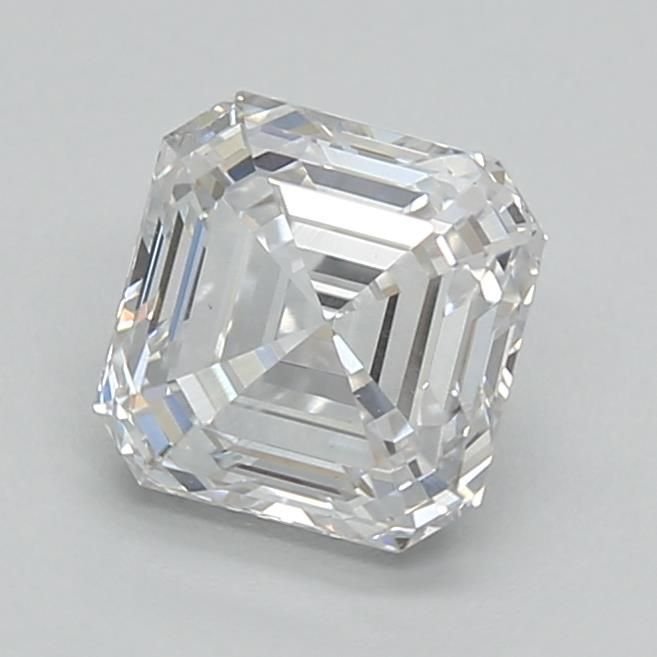 1.01ct F SI1 Rare Carat Ideal Cut Asscher Lab Grown Diamond