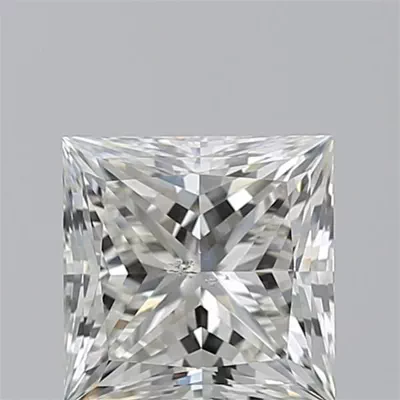 1.71ct H SI1 Rare Carat Ideal Cut Princess Diamond