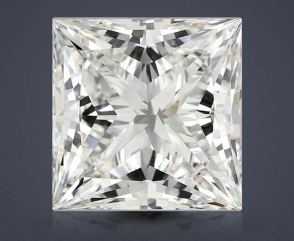 10.07ct F VVS2 Rare Carat Ideal Cut Princess Lab Grown Diamond