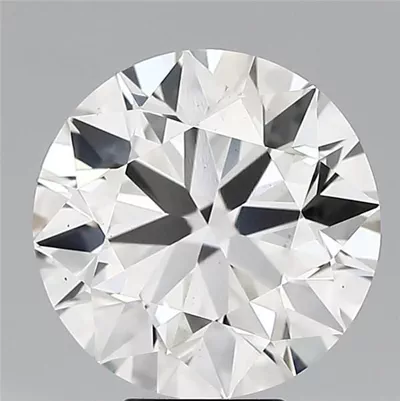 6.55ct H VS2 Rare Carat Ideal Cut Round Lab Grown Diamond