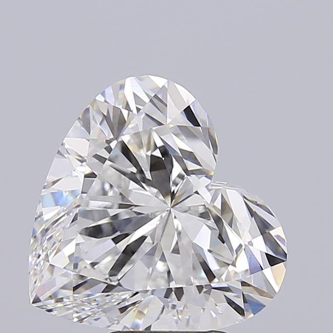 6.36ct E VVS2 Very Good Cut Heart Lab Grown Diamond
