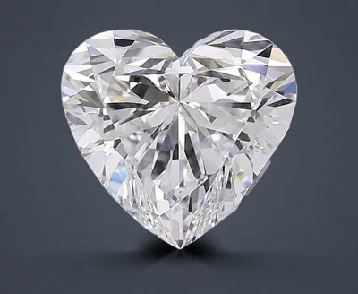 6.36ct E VVS2 Very Good Cut Heart Lab Grown Diamond