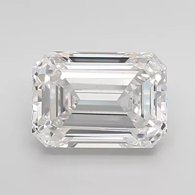 2.53ct F VS1 Rare Carat Ideal Cut Emerald Lab Grown Diamond