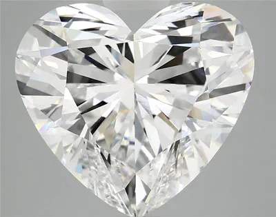 6.14ct E VVS2 Rare Carat Ideal Cut Heart Lab Grown Diamond