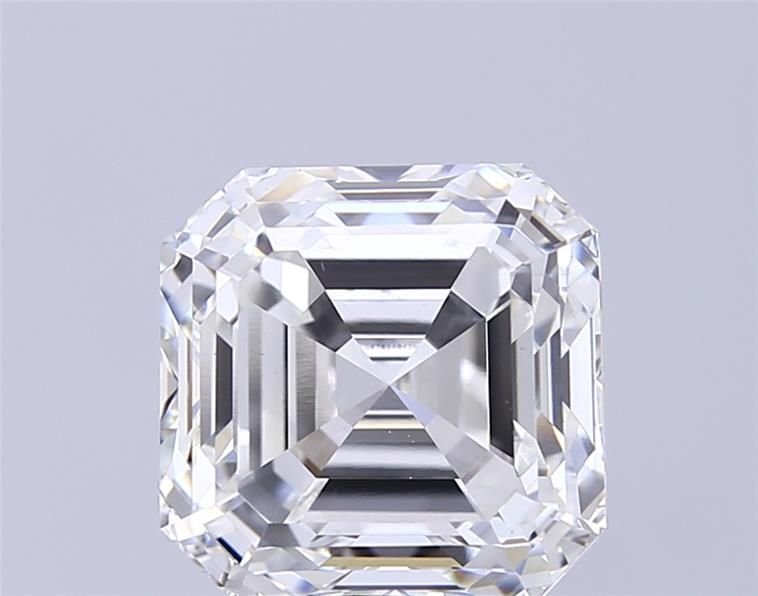 5.51ct F VS1 Very Good Cut Asscher Lab Grown Diamond