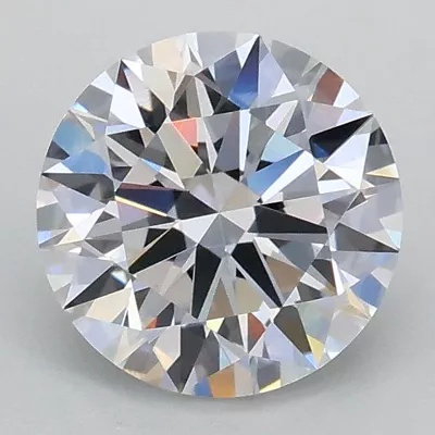 1.24ct D VS1 Rare Carat Ideal Cut Round Lab Grown Diamond
