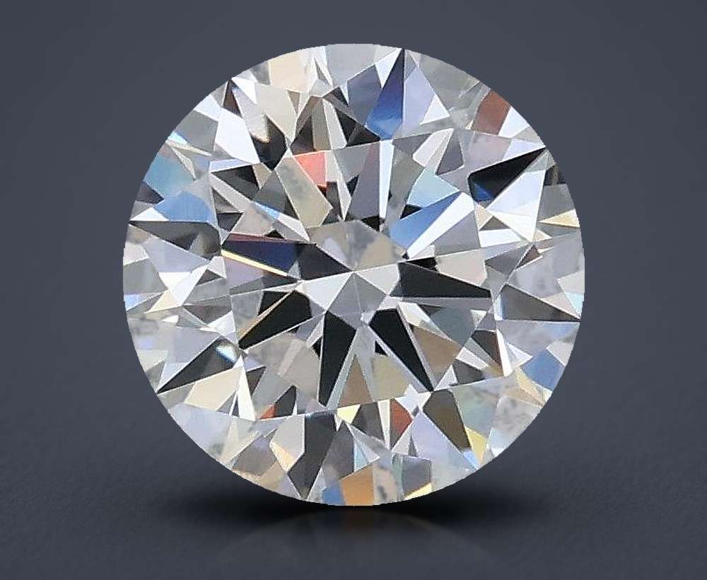 1.24ct D VS1 Rare Carat Ideal Cut Round Lab Grown Diamond