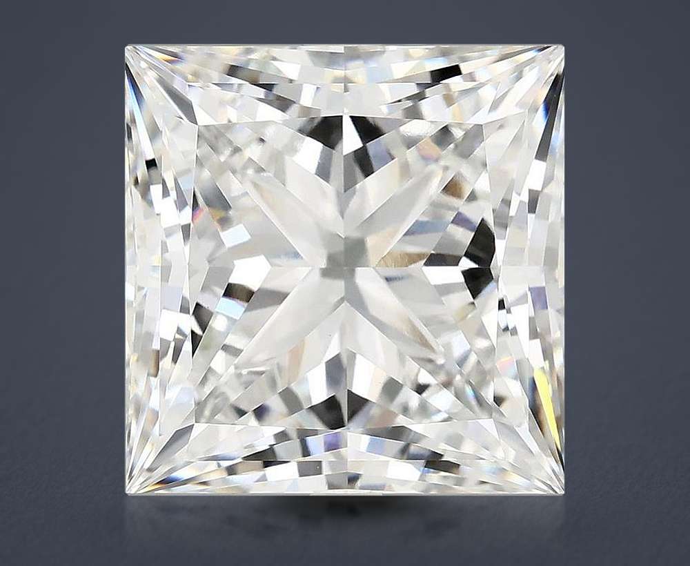 10.62ct E VVS2 Rare Carat Ideal Cut Princess Lab Grown Diamond