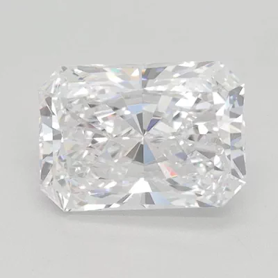 1.57ct D VVS1 Rare Carat Ideal Cut Radiant Lab Grown Diamond